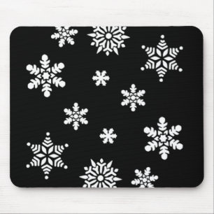 WINTER SNOWFLAKES MOUSE PAD