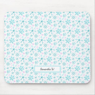 Winter Snowflakes Mouse Pad