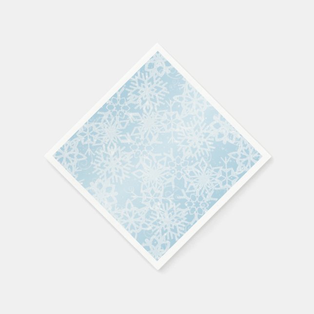 Winter Snowflakes Napkin (Corner)