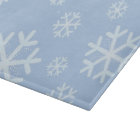 Winter Snowflakes on Light Blue