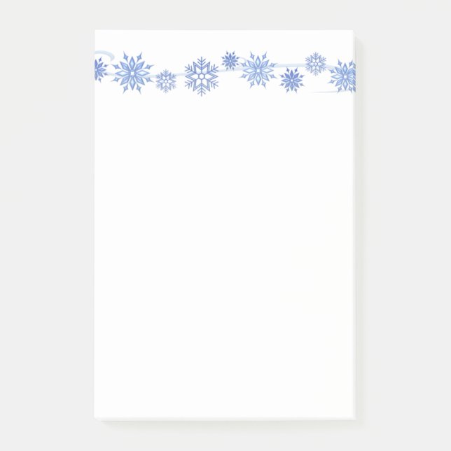 Winter Snowflakes Post-it-Notes Post-it Notes (Front)