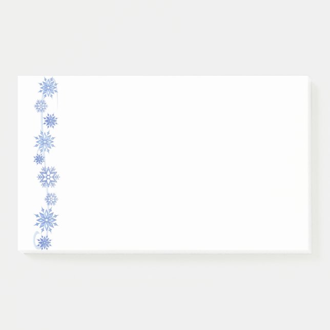 Winter Snowflakes Post-it-Notes Post-it Notes (Front)