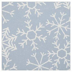 Winter SNOWFLAKES seamless pattern + your ideas Fabric