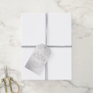 Winter Snowflakes Silver Gift Tags