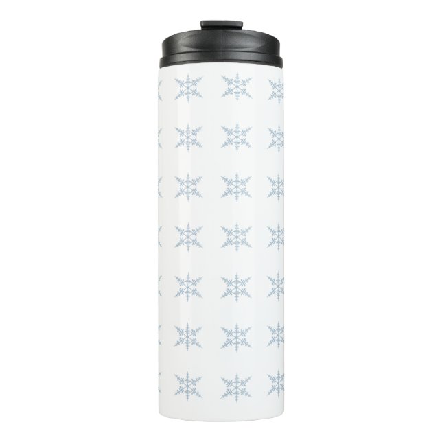 Winter Snowflakes Thermal Tumbler (Front)