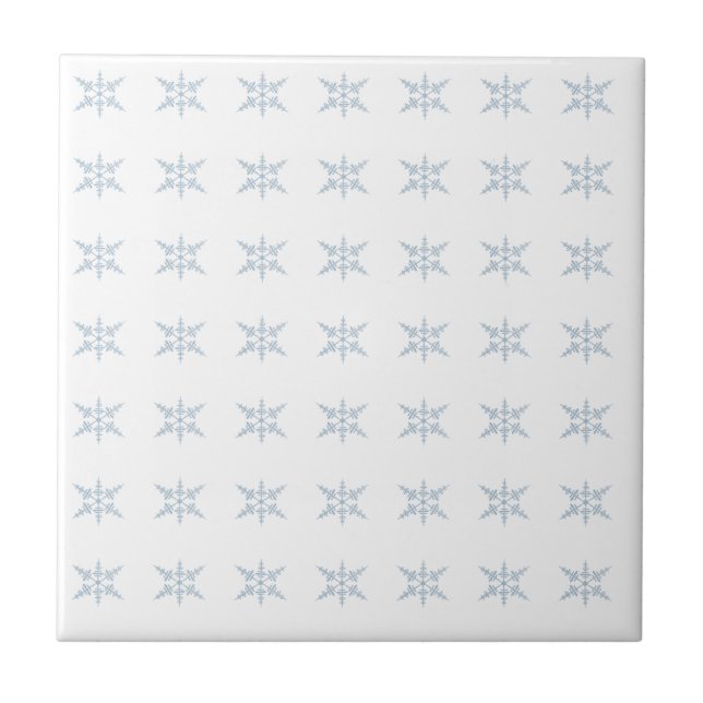 Winter Snowflakes  Tile (Front)