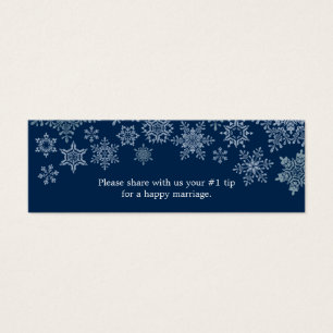 Winter Snowflakes Wedding Questionnaire