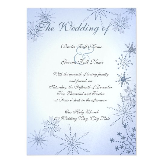 Winter Snowflakes Winter Ice Blue Card
