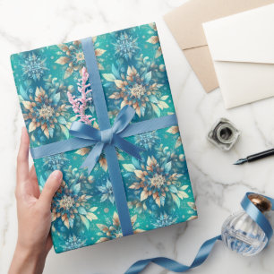 Winter Snowflakes  Wrapping Paper