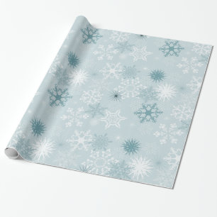Winter Snowflakes Wrapping Paper