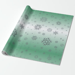 Winter Snowflakes Wrapping Paper
