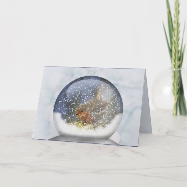 Winter Snowglobe Card (Front)