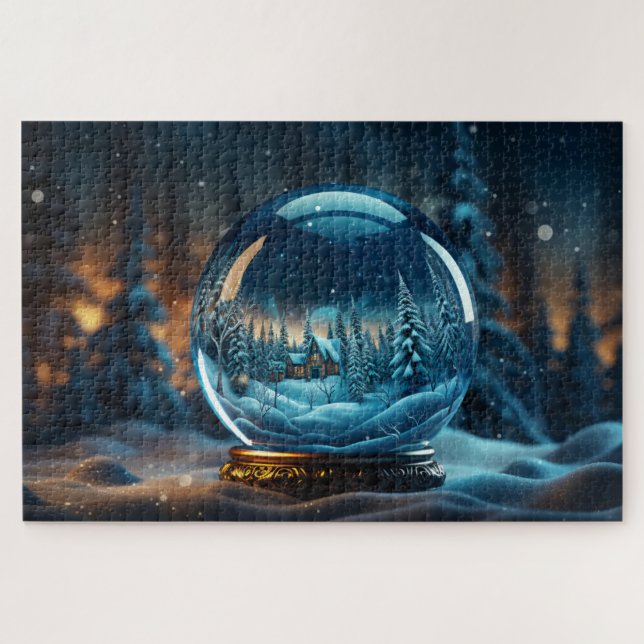 Winter Snowglobe Jigsaw Puzzle (Horizontal)