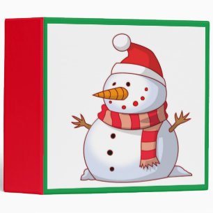 WINTER SNOWMAN BINDER