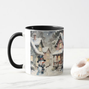 Winter Snowy Scene Mug