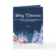 Winter Snowy Trees Landscape Christmas Holiday