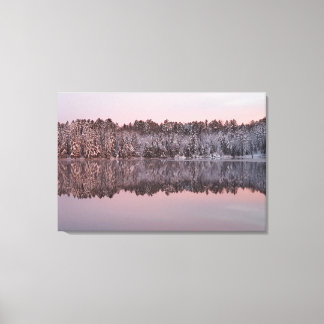 Winter Solace stretched canvas print