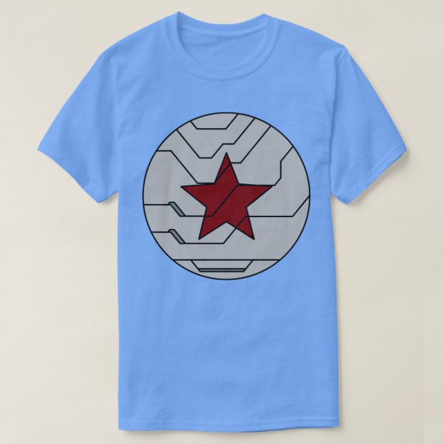 Winter Soldier Arm Pattern T-Shirt (Design Front)