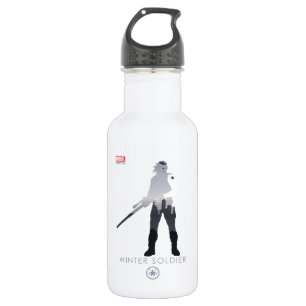 Winter Soldier Heroic Silhouette 532 Ml Water Bottle