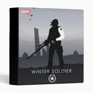 Winter Soldier Heroic Silhouette Binder