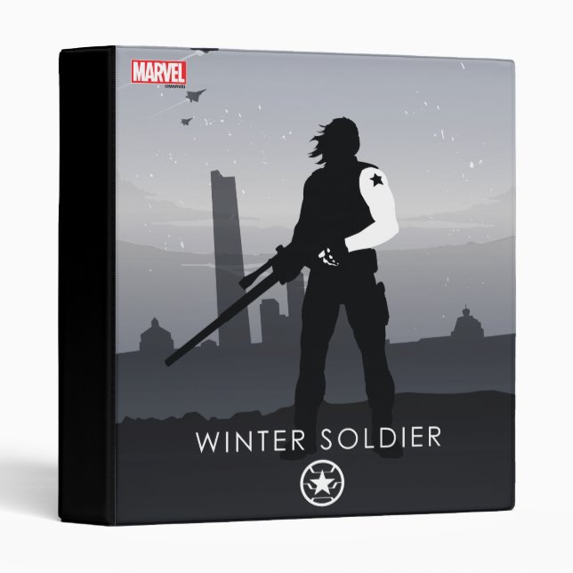 Winter Soldier Heroic Silhouette Binder (Front/Spine)