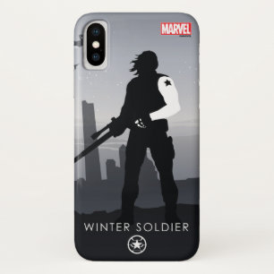 Winter Soldier Heroic Silhouette Case-Mate iPhone Case