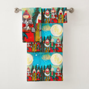 Winter Solstice Bath Towel Set