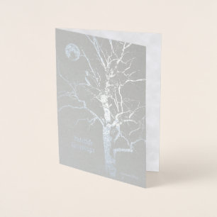 Winter Solstice: Boston Public Garden Foil Card
