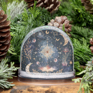 Winter Solstice Celestial Snowglobe