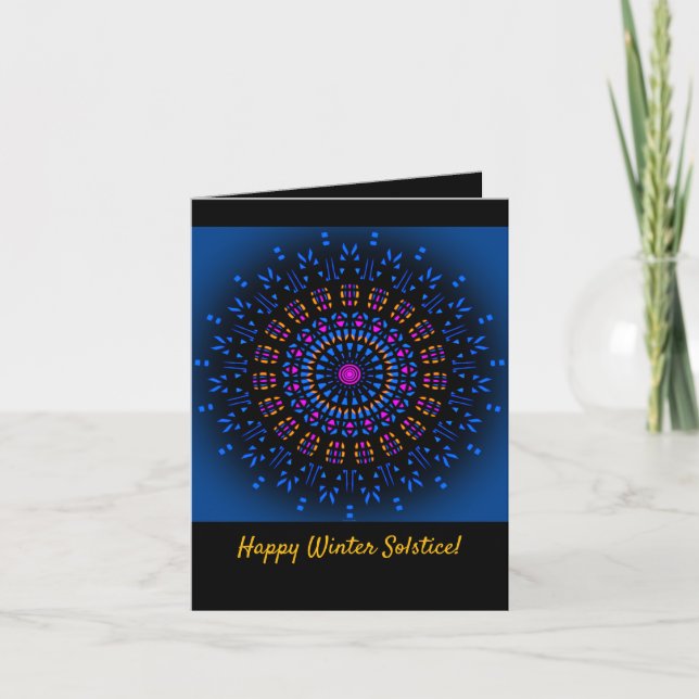 Winter Solstice greeting card (Front)