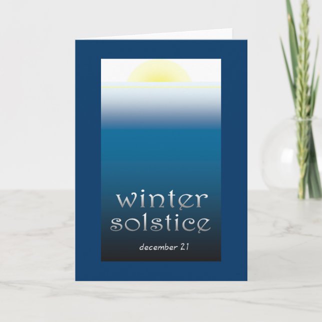 Winter Solstice Holiday Card (Front)