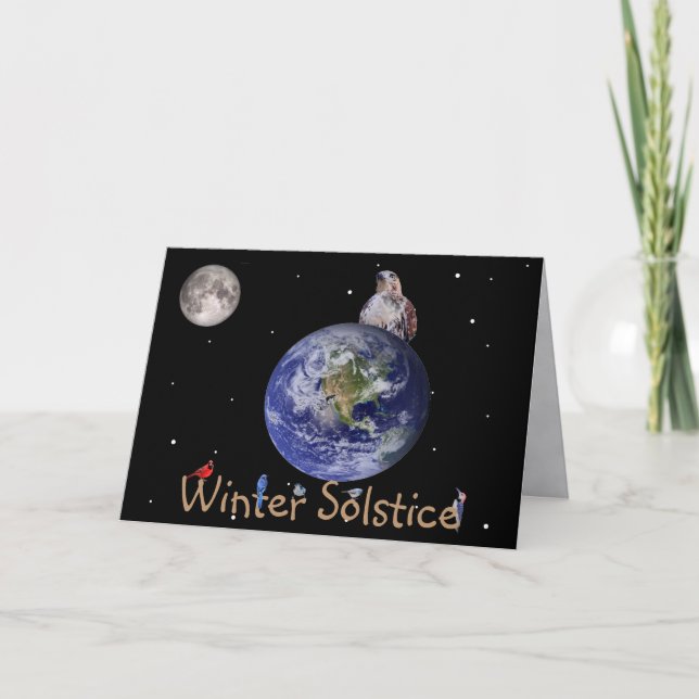 Winter Solstice: Holiday Greetings from Nature: Card (Front)