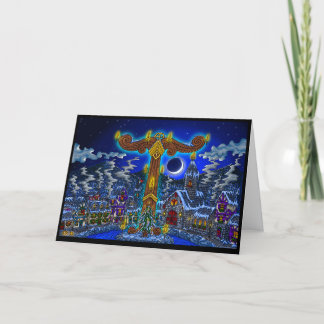Winter Solstice in Yuleville Card
