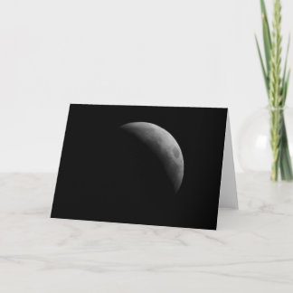Winter solstice lunar eclipse card