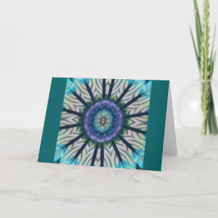 "Winter Solstice"  Mandala Greeting Card