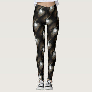 Winter Solstice Moon Celestial Art Leggings