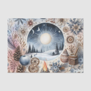 Winter Solstice Nature Inspired  Tissue Paper