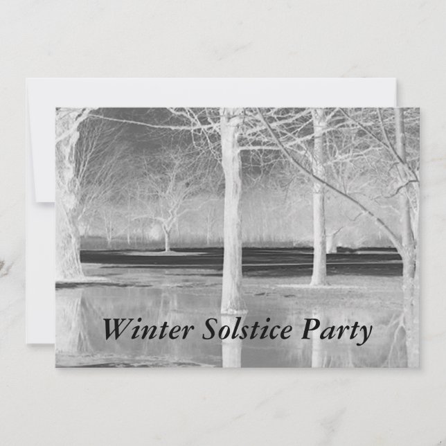 Winter Solstice Party Invitation (Front)
