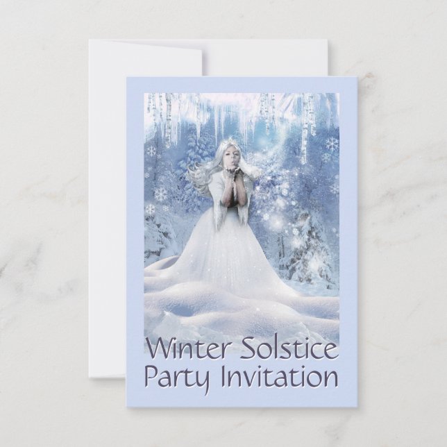 Winter Solstice Party Invitation (Front)