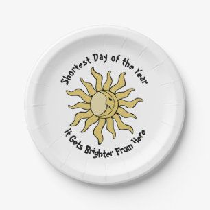 Winter Solstice Poem Paper Plate