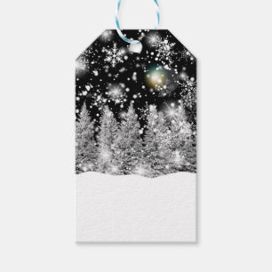 Winter Solstice Snowfall Gift Tags