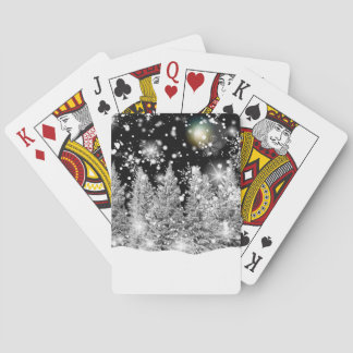 Winter Solstice Snowfall  Playing Cards