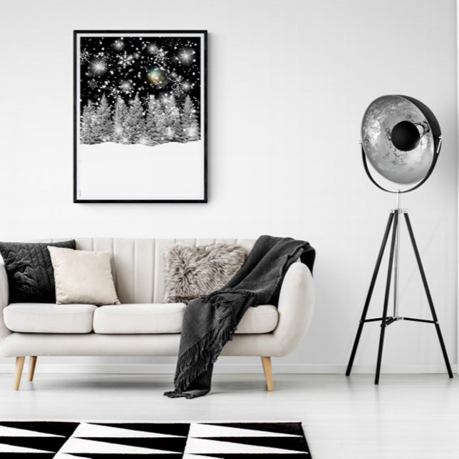 Winter Solstice Snowfall Poster (Inspired Look)