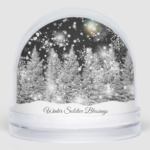 Winter Solstice Snowfall Snowglobe