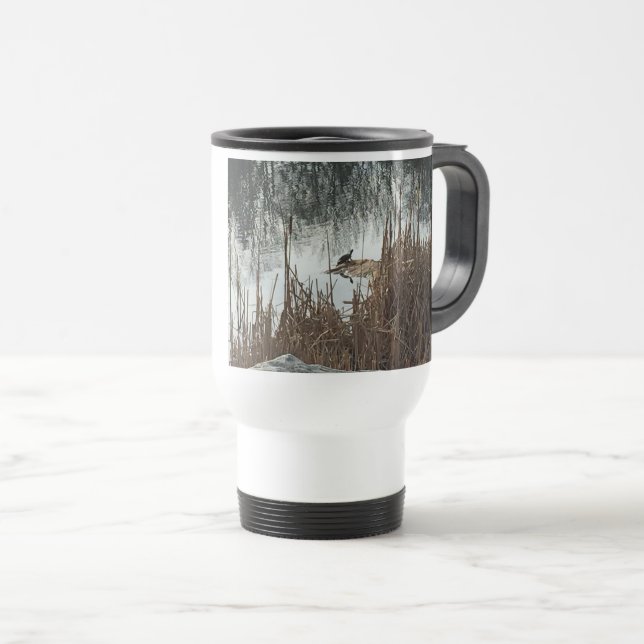 Winter Solstice Travel Mug (Front Right)