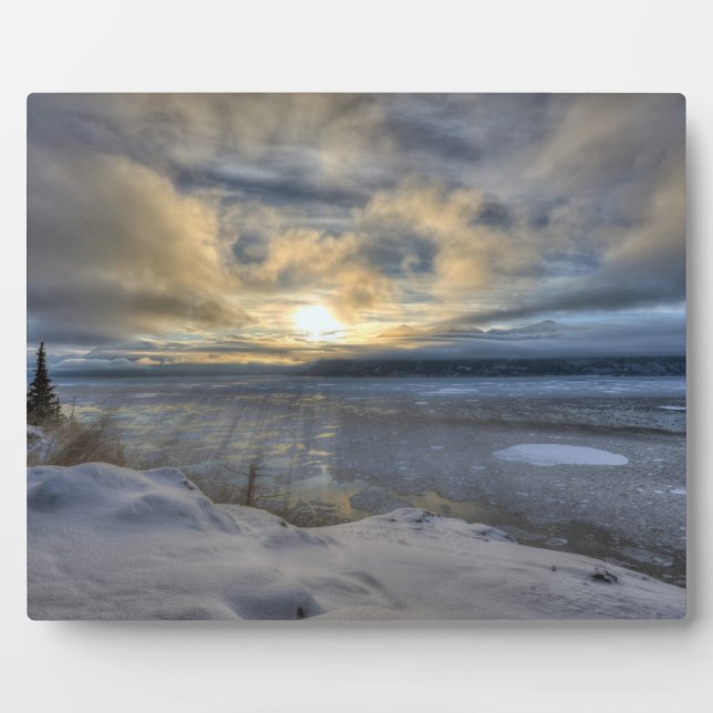 Winter Solstice Turnagain Arm Plaque (Front)