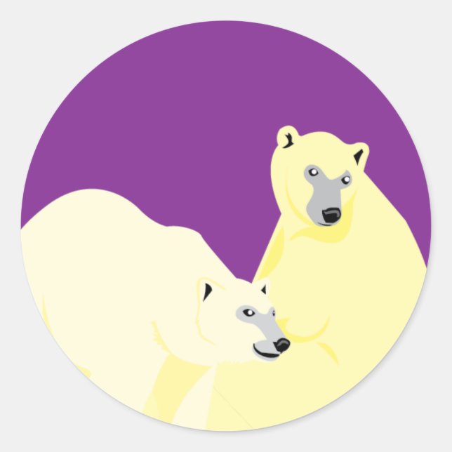 Winter Soul Purple Sticker (Front)