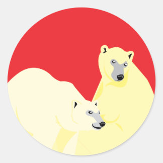 Winter Soul Red Sticker