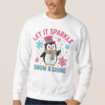 Winter Sparkle Penguin Shirt – Fun Holiday