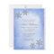 Winter Sparkle Snowflakes Blue Bridal Shower